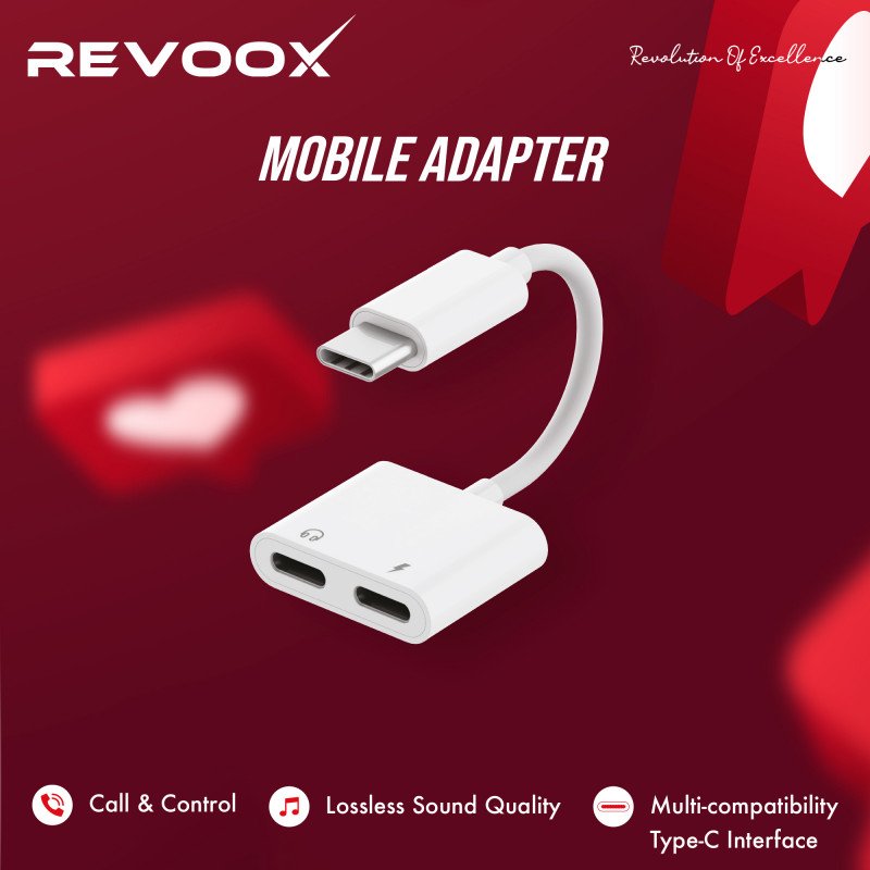 REVOOX Adaptateur Type-C vers Double Type-C (RA-C03)
