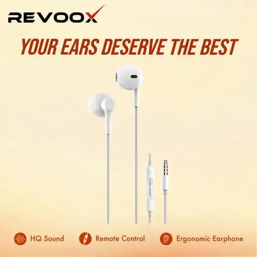 REVOOX Écouteurs Filaires Jack 3,5 mm (RE-E08)