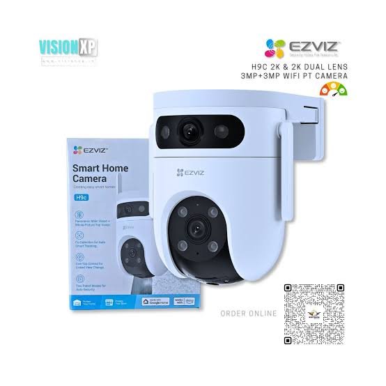 EZVIZ H9C Dual 5MP+5MP – Caméra WiFi Double Objectif