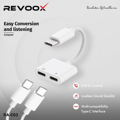 REVOOX Adaptateur Lightning vers Double Lightning (RA-L03)