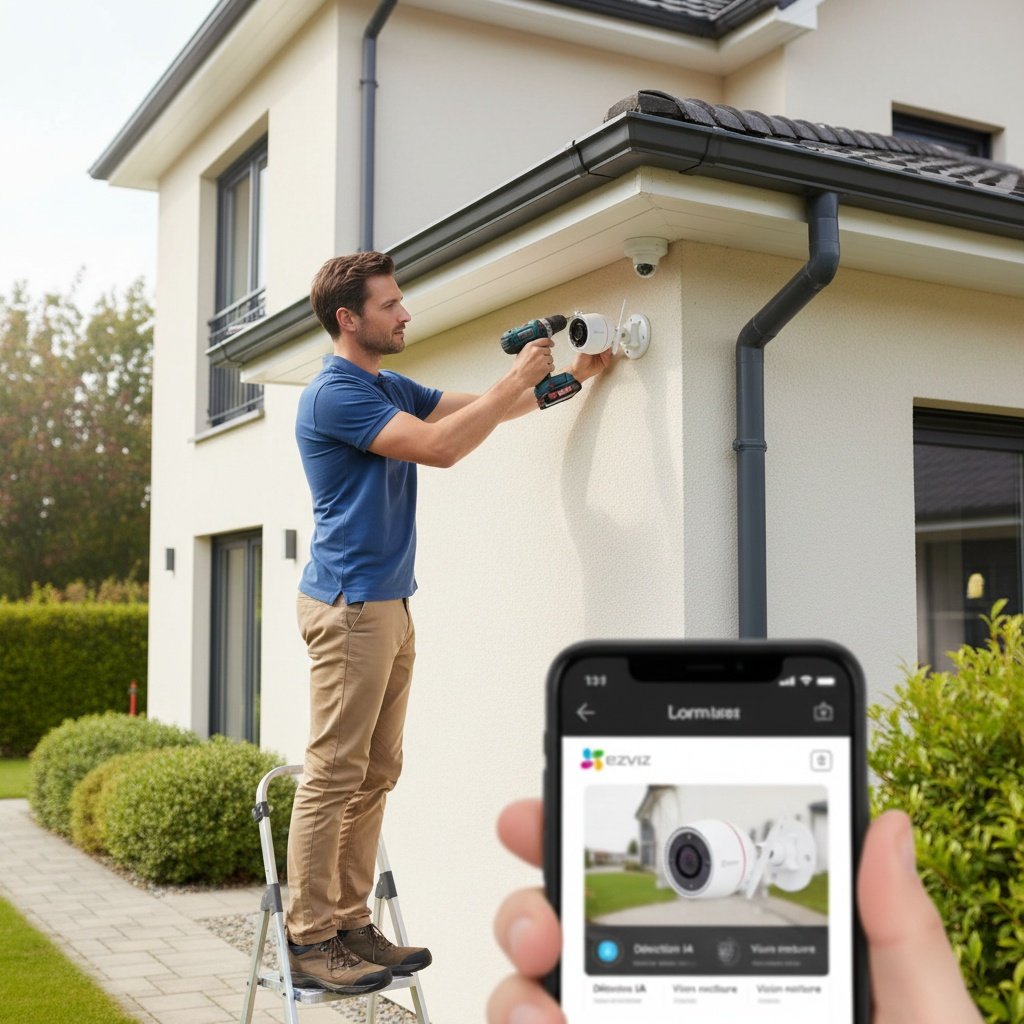 EZVIZ H3C 3K/5MP – Caméra WiFi Extérieure
