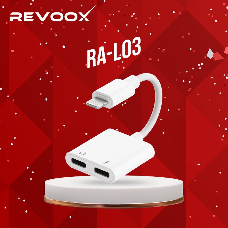 REVOOX Adaptateur Lightning vers Double Lightning (RA-L03)