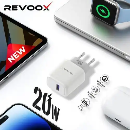 REVOOX Chargeur Secteur 20W + Câble Micro-USB (RCH-AM01)